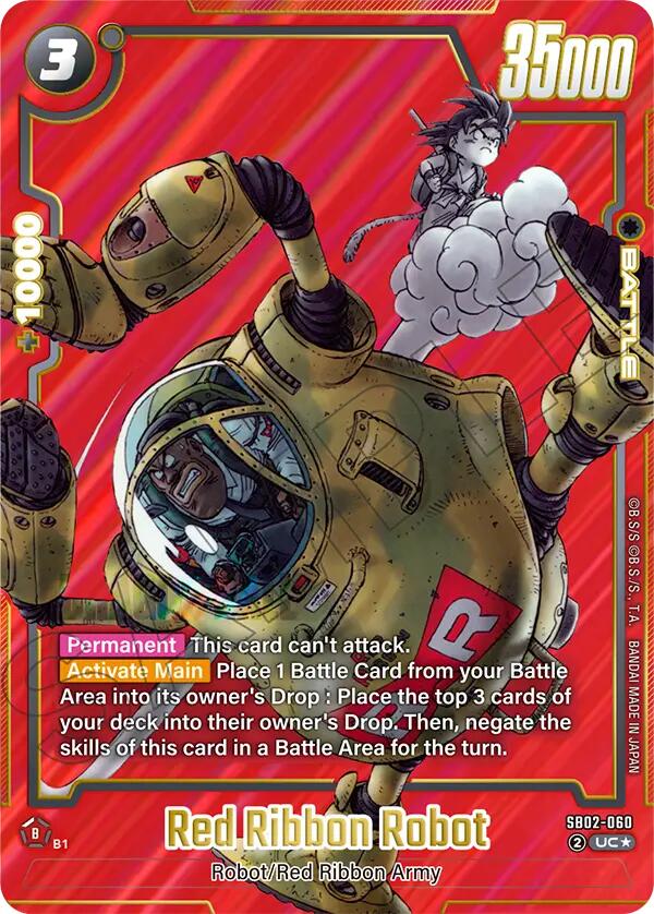 Red Ribbon Robot (Alternate Art) [Manga Booster 02] | Cards and Coasters CA