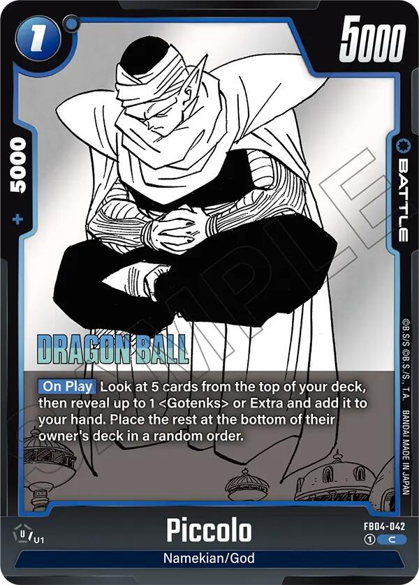 Piccolo (FB04-042) [Manga Booster 02] | Cards and Coasters CA