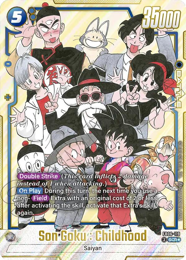Son Goku : Childhood (FB06-119) [Manga Booster 02] | Cards and Coasters CA