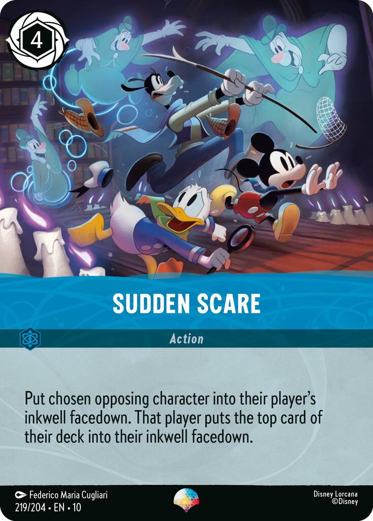 Sudden Scare (Epic) (219/204) [Whispers in the Well] | Cards and Coasters CA
