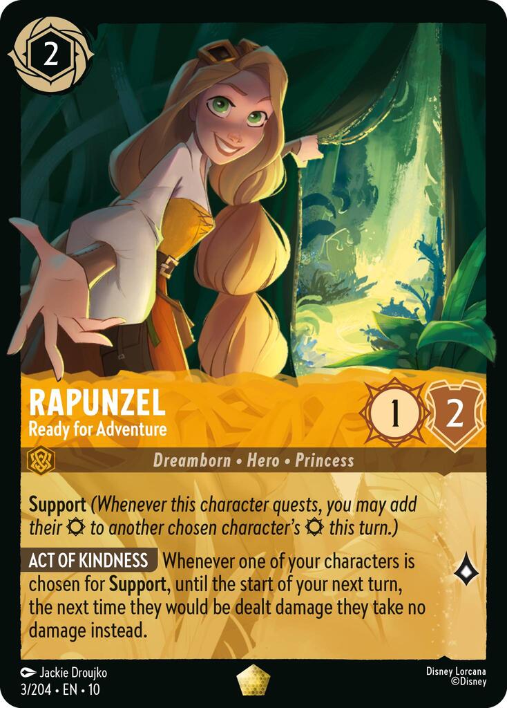 Rapunzel - Ready for Adventure (3/204) [Whispers in the Well] | Cards and Coasters CA