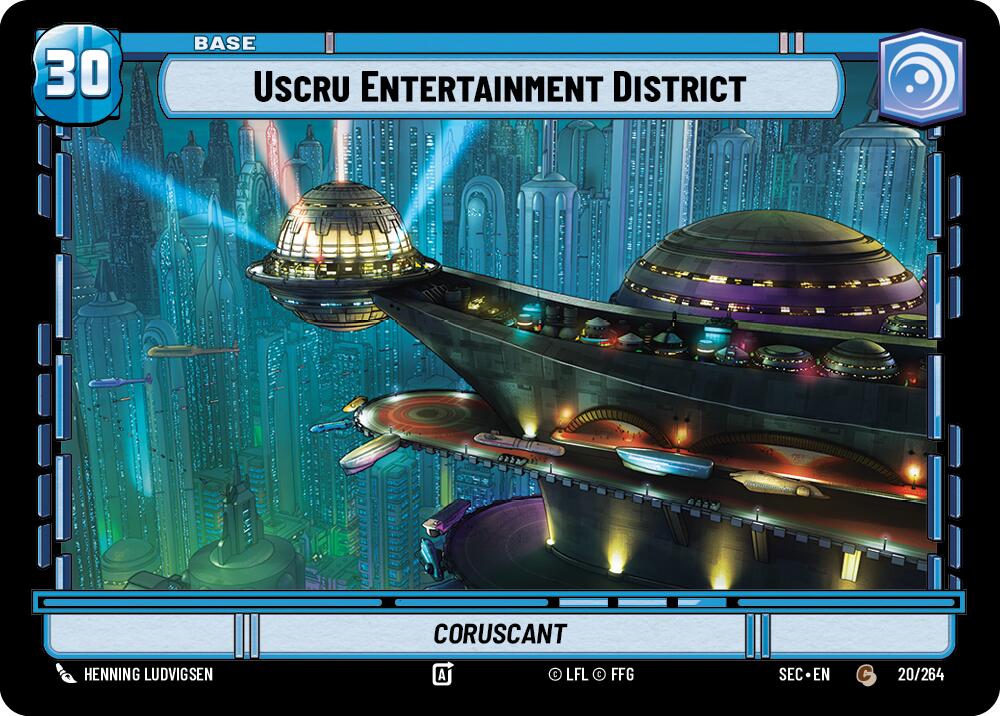 Uscru Entertainment District // Experience (20/264 // T02/T02) (20/264 // T02/T02) [Secrets of Power] | Cards and Coasters CA