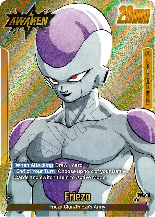 Frieza (FS04-01) (Gold) [Manga Booster 02] | Cards and Coasters CA