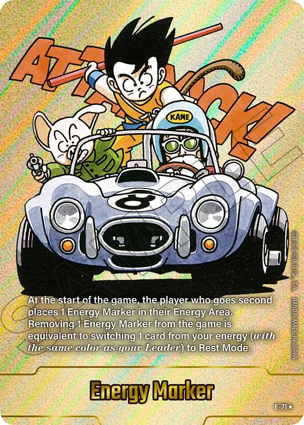 Energy Marker (E-71) (Gold) [Fusion World Energy Markers] | Cards and Coasters CA