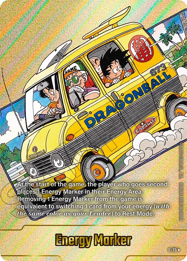 Energy Marker (E-75) (Gold) [Fusion World Energy Markers] | Cards and Coasters CA