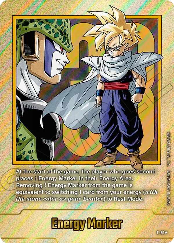 Energy Marker (E-81) (Gold) [Fusion World Energy Markers] | Cards and Coasters CA