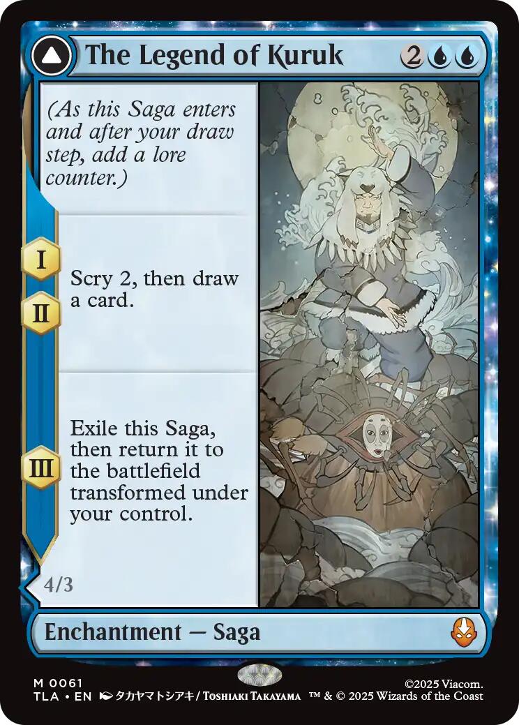 The Legend of Kuruk [Avatar: The Last Airbender] | Cards and Coasters CA