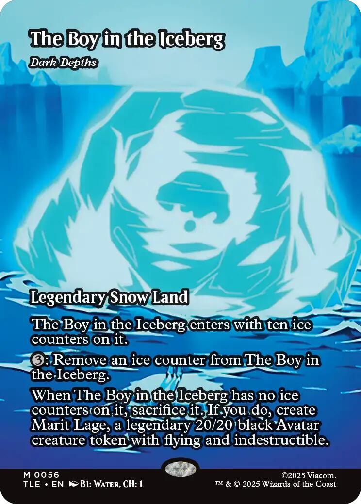 The Boy in the Iceberg - Dark Depths [Avatar: The Last Airbender: Eternal-Legal] | Cards and Coasters CA