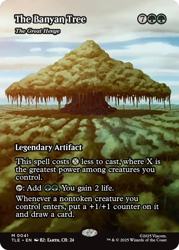 The Banyan Tree - The Great Henge (Borderless) [Avatar: The Last Airbender: Eternal-Legal] | Cards and Coasters CA