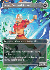 Aang, at the Crossroads (Borderless) [Avatar: The Last Airbender] | Cards and Coasters CA