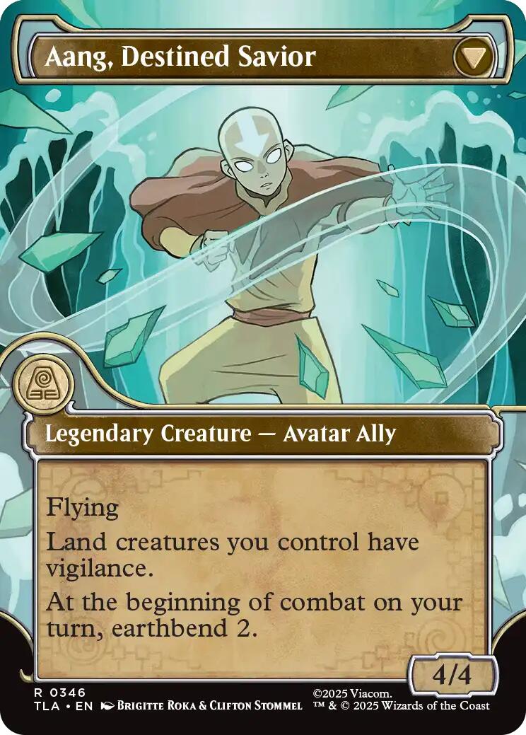 Aang, at the Crossroads (Showcase) [Avatar: The Last Airbender] | Cards and Coasters CA