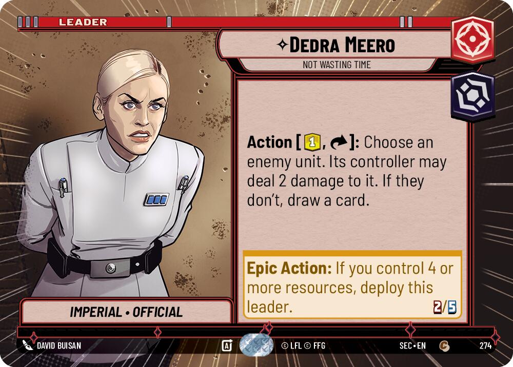 Dedra Meero - Not Wasting Time (Hyperspace) (274) (274) [Secrets of Power] | Cards and Coasters CA
