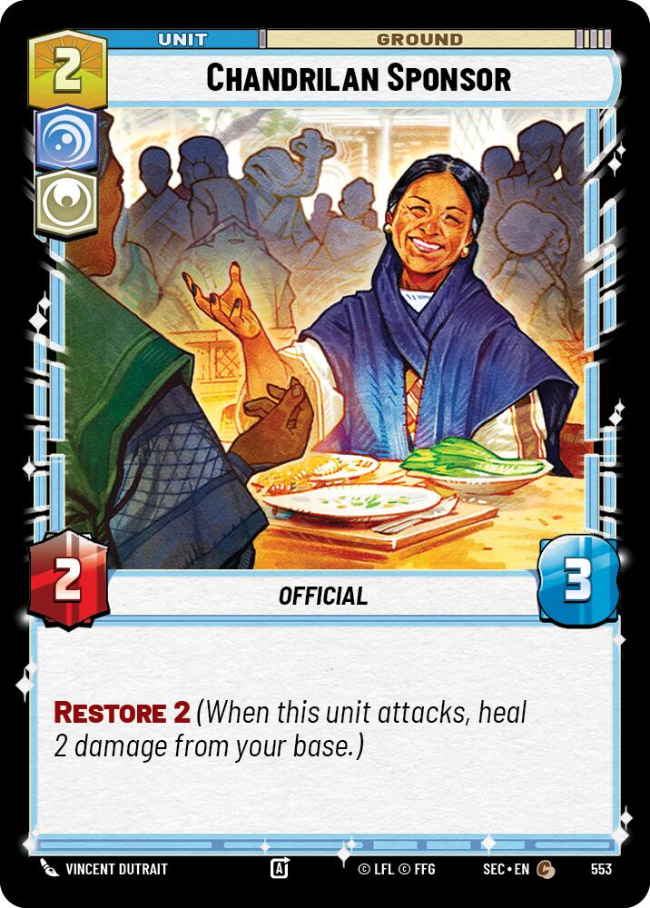 Chandrilan Sponsor (553) (Foil) (553) [Secrets of Power] | Cards and Coasters CA