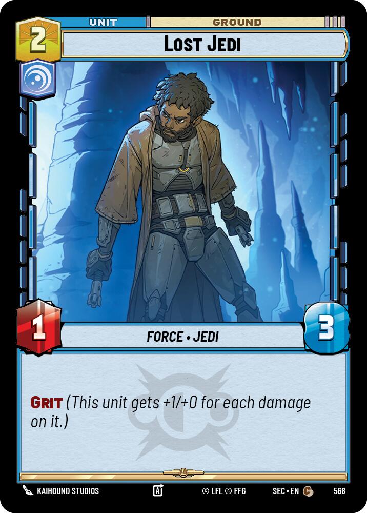 Lost Jedi (568) (Foil) (568) [Secrets of Power] | Cards and Coasters CA