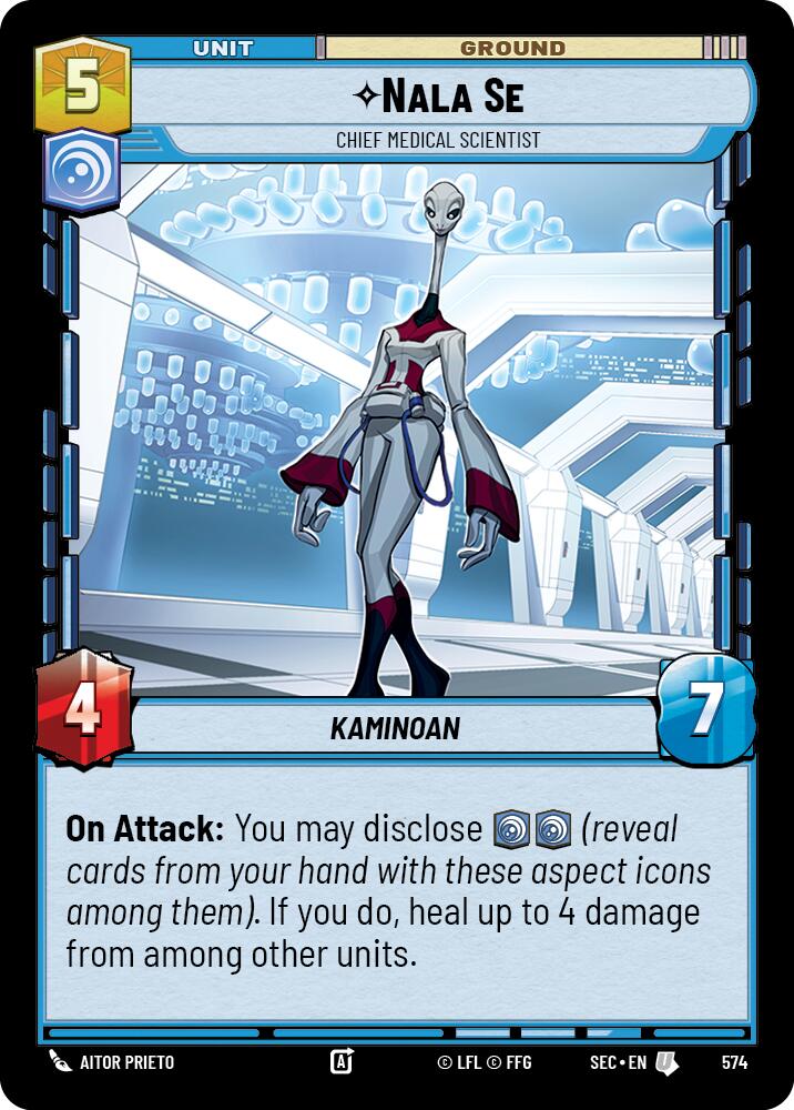 Nala Se - Chief Medical Scientist (574) (Foil) (574) [Secrets of Power] | Cards and Coasters CA