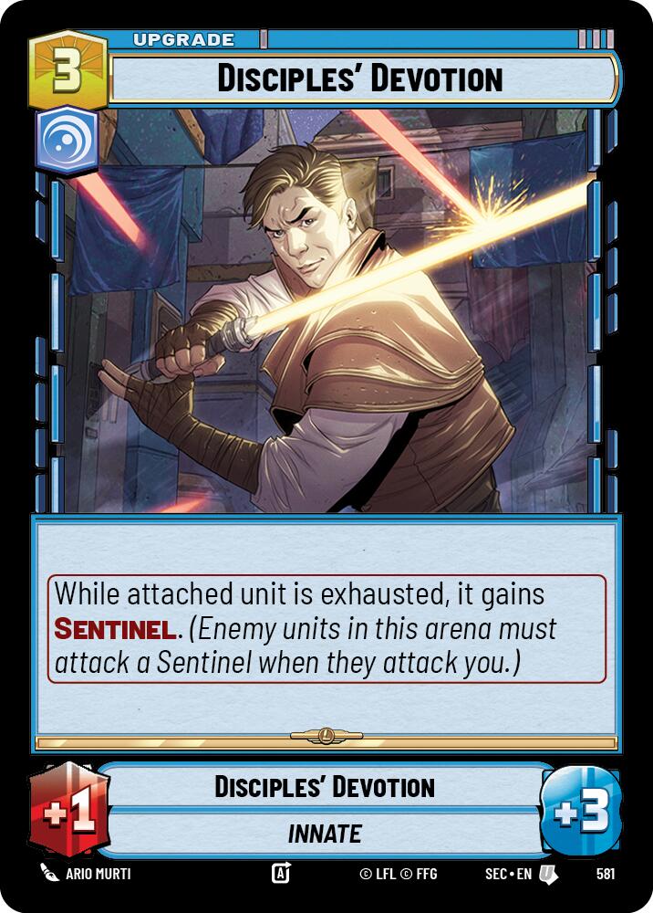 Disciples' Devotion (581) (Foil) (581) [Secrets of Power] | Cards and Coasters CA