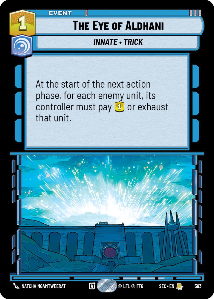 The Eye of Aldhani (583) (Foil) (583) [Secrets of Power] | Cards and Coasters CA
