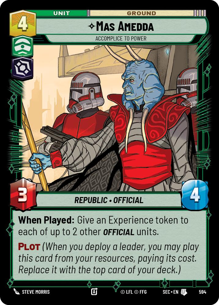 Mas Amedda - Accomplice to Power (Foil) (594) (594) [Secrets of Power] | Cards and Coasters CA