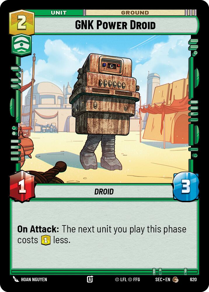 GNK Power Droid (620) (Foil) (620) [Secrets of Power] | Cards and Coasters CA
