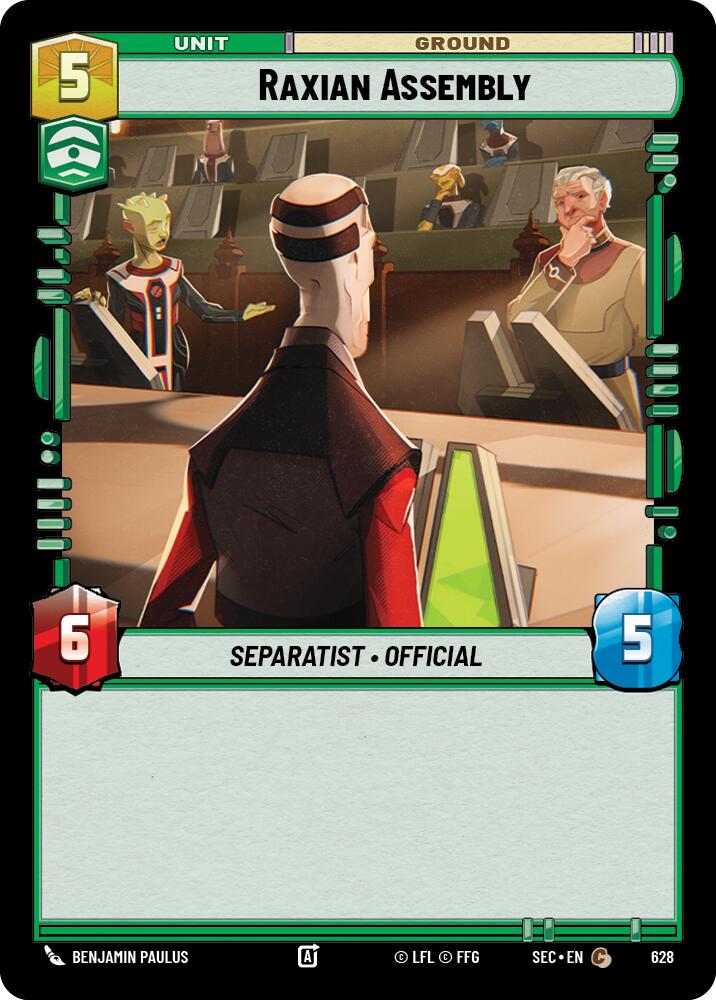 Raxian Assembly (628) (Foil) (628) [Secrets of Power] | Cards and Coasters CA