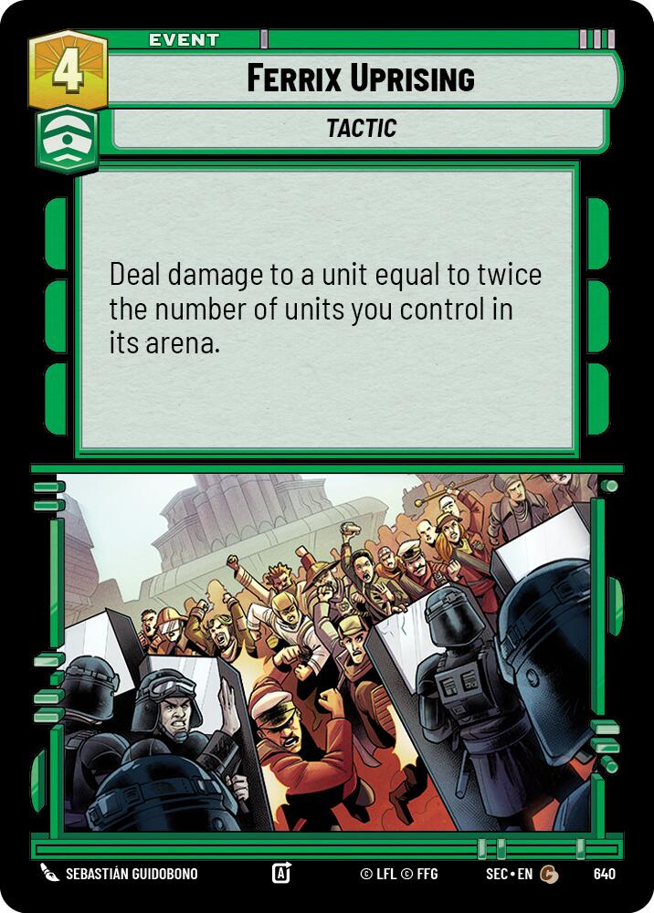 Ferrix Uprising (640) (Foil) (640) [Secrets of Power] | Cards and Coasters CA