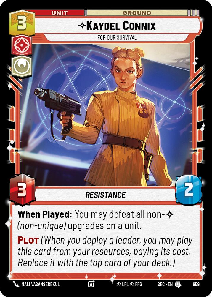 Kaydel Connix - For Our Survival (Foil) (659) (659) [Secrets of Power] | Cards and Coasters CA