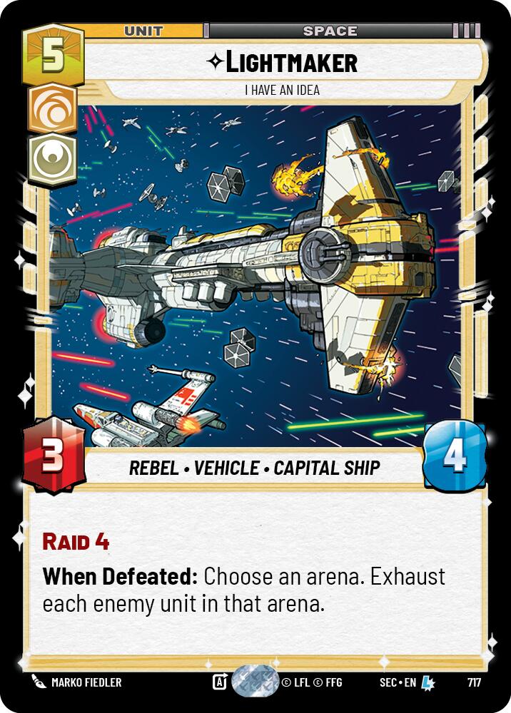 Lightmaker - I Have An Idea (Foil) (717) (717) [Secrets of Power] | Cards and Coasters CA