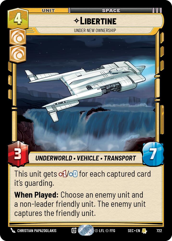 Libertine - Under New Ownership (Foil) (722) (722) [Secrets of Power] | Cards and Coasters CA