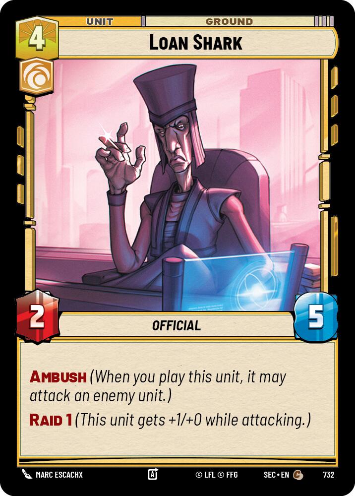 Loan Shark (732) (Foil) (732) [Secrets of Power] | Cards and Coasters CA