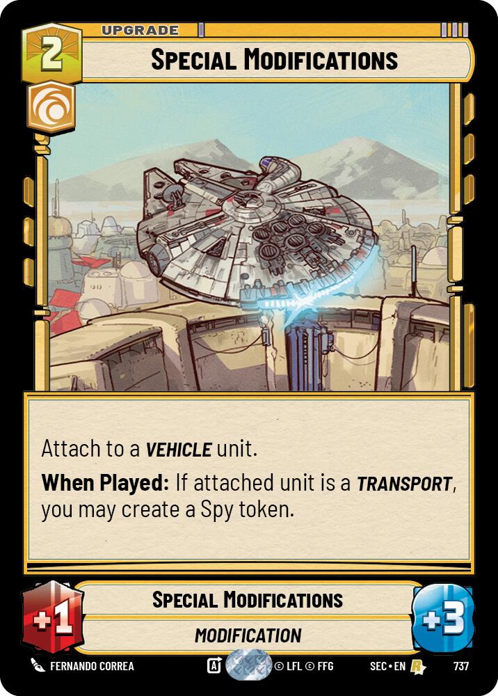 Special Modifications (737) (Foil) (737) [Secrets of Power] | Cards and Coasters CA