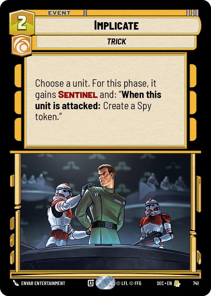 Implicate (741) (Foil) (741) [Secrets of Power] | Cards and Coasters CA