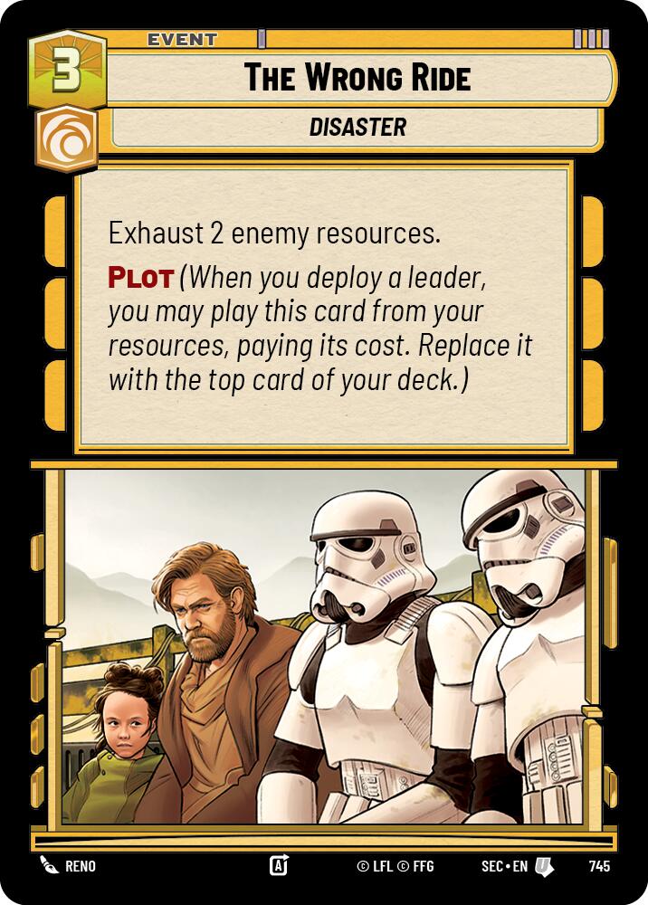 The Wrong Ride (745) (Foil) (745) [Secrets of Power] | Cards and Coasters CA