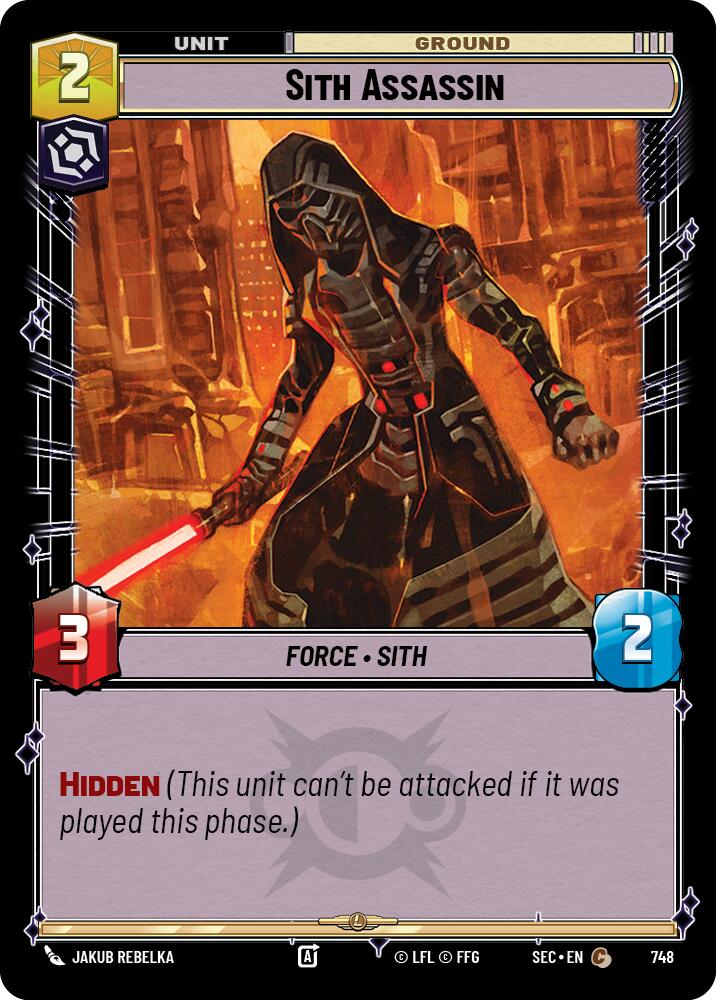 Sith Assassin (748) (Foil) (748) [Secrets of Power] | Cards and Coasters CA