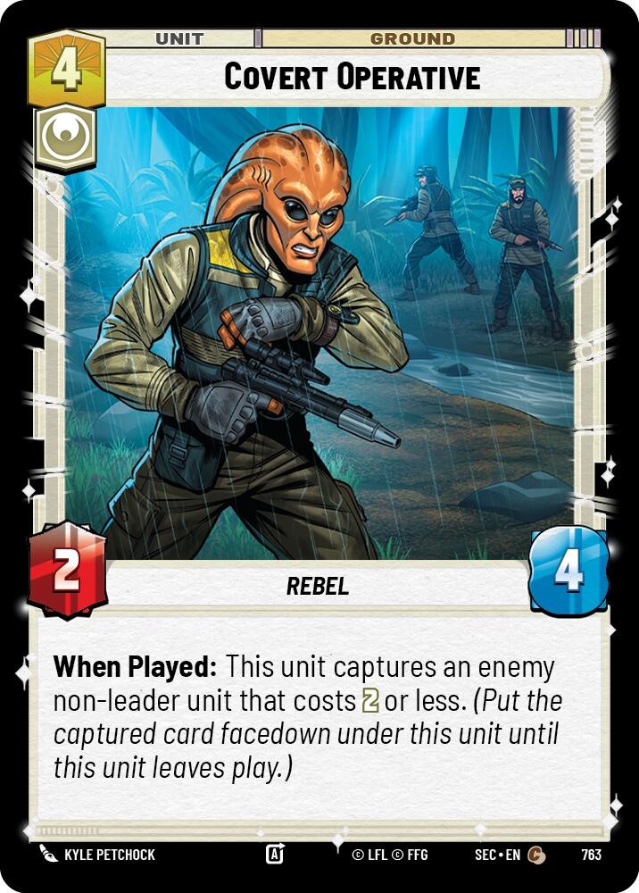 Covert Operative (763) (Foil) (763) [Secrets of Power] | Cards and Coasters CA