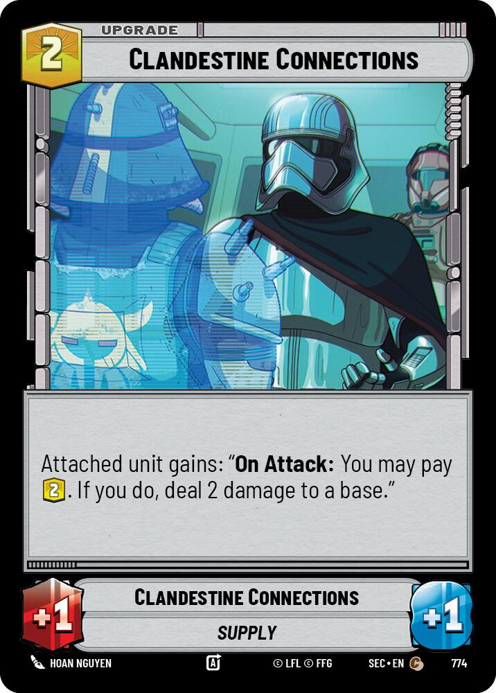Clandestine Connections (774) (Foil) (774) [Secrets of Power] | Cards and Coasters CA