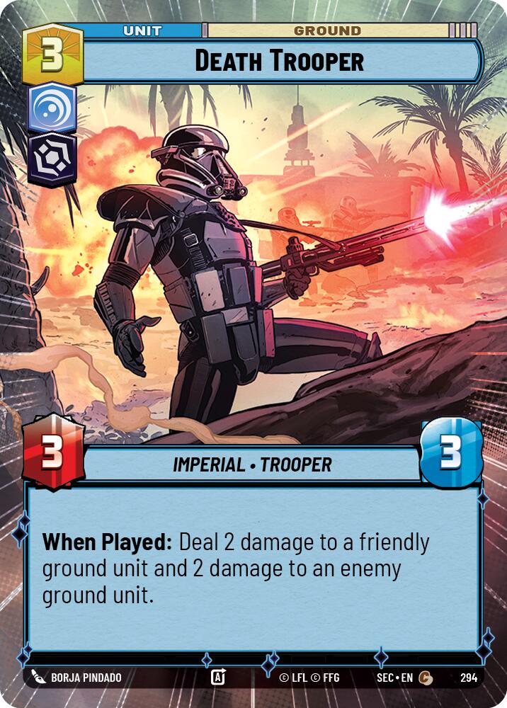 Death Trooper (294) (Hyperspace) (294) [Secrets of Power] | Cards and Coasters CA