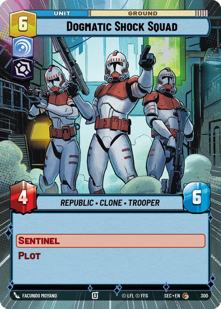 Dogmatic Shock Squad (300) (Hyperspace) (300) [Secrets of Power] | Cards and Coasters CA