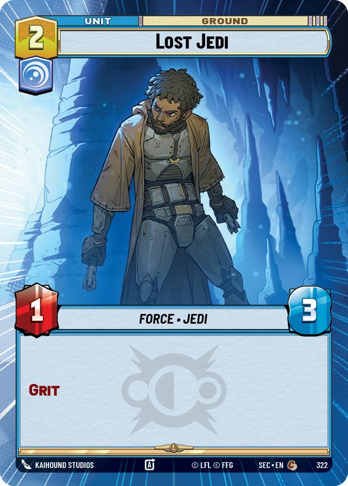 Lost Jedi (322) (Hyperspace) (322) [Secrets of Power] | Cards and Coasters CA