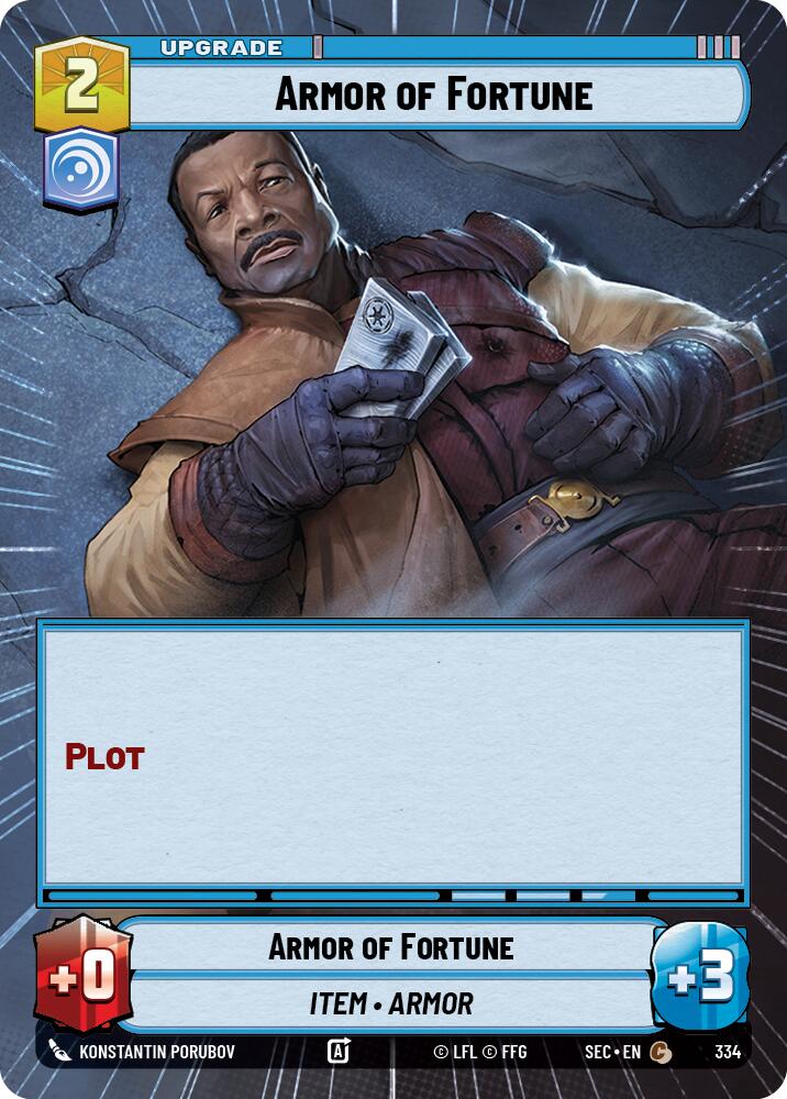 Armor of Fortune (334) (Hyperspace) (334) [Secrets of Power] | Cards and Coasters CA