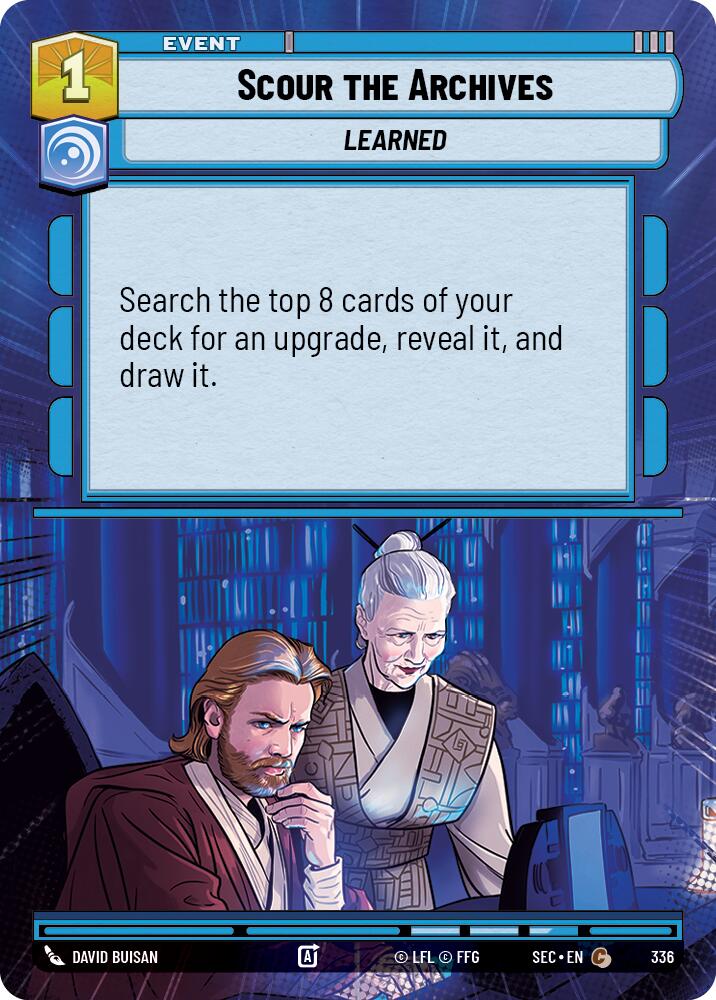 Scour the Archives (336) (Hyperspace) (336) [Secrets of Power] | Cards and Coasters CA