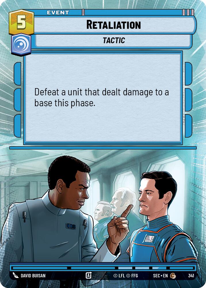 Retaliation (341) (Hyperspace) (341) [Secrets of Power] | Cards and Coasters CA