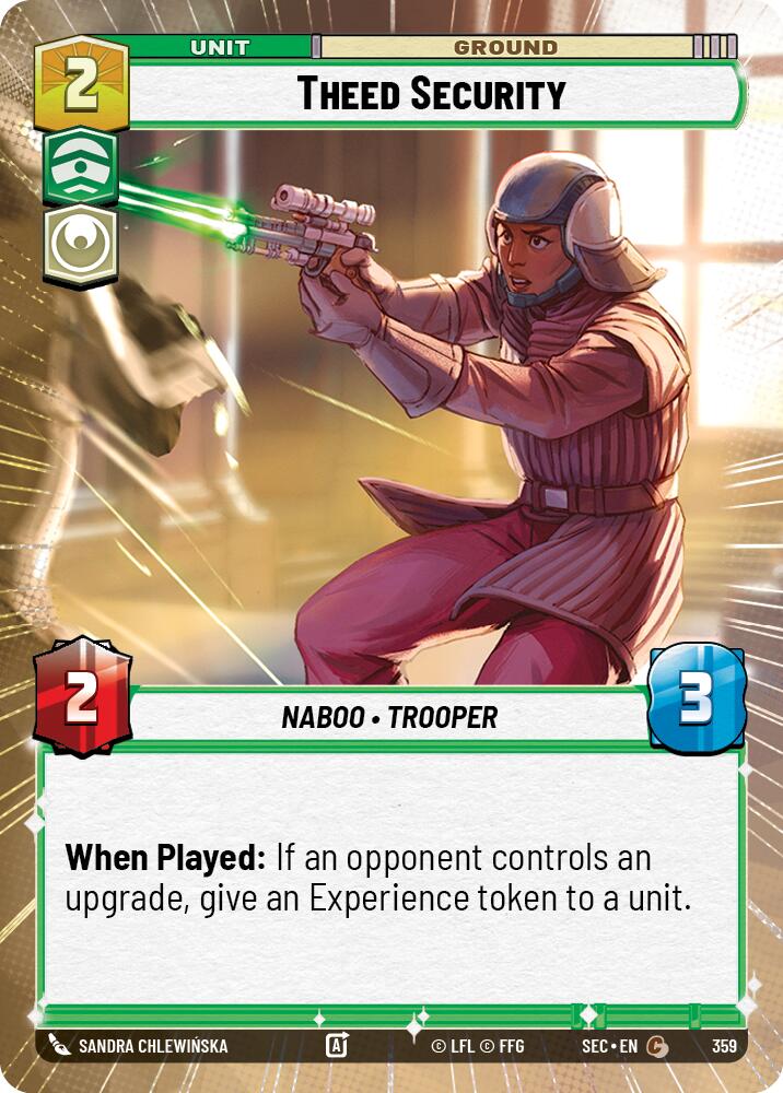 Theed Security (359) (Hyperspace) (359) [Secrets of Power] | Cards and Coasters CA