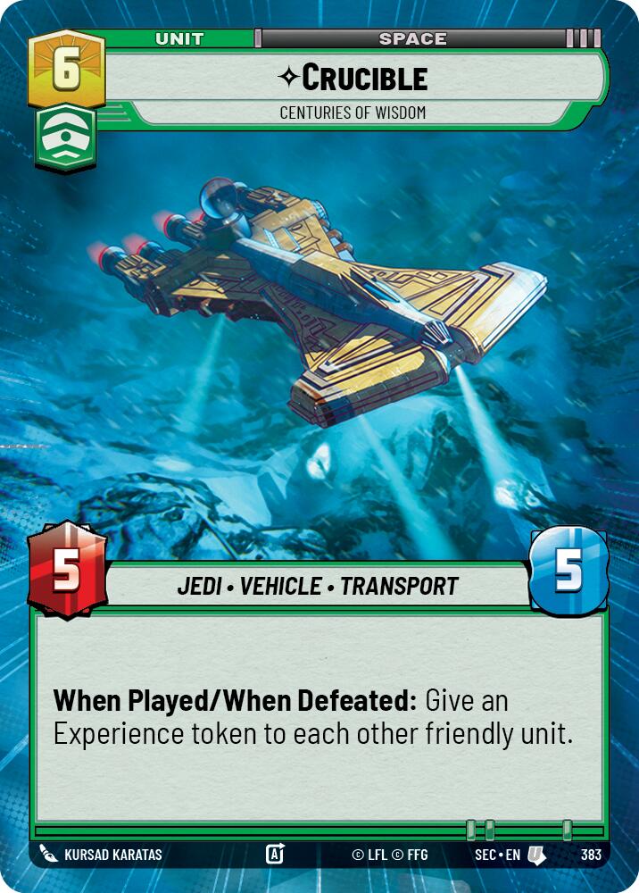 Crucible - Centuries of Wisdom (Hyperspace) (383) (383) [Secrets of Power] | Cards and Coasters CA