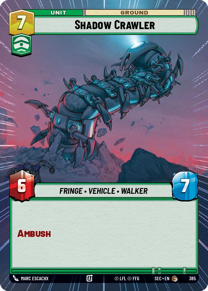 Shadow Crawler (385) (Hyperspace) (385) [Secrets of Power] | Cards and Coasters CA