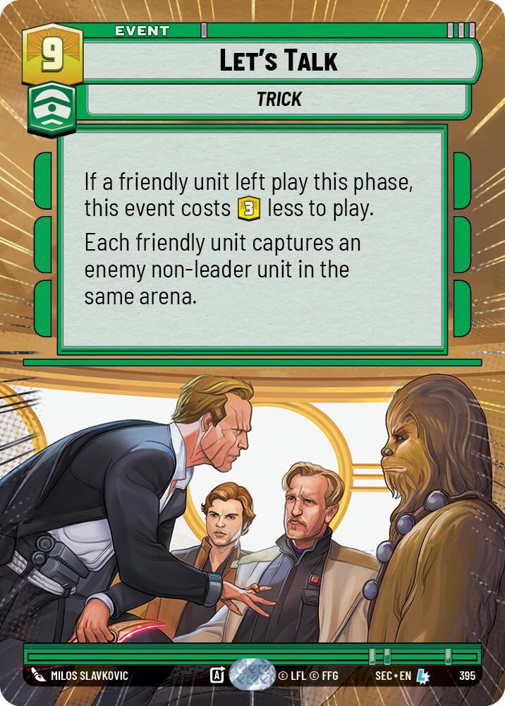 Let's Talk (395) (Hyperspace) (395) [Secrets of Power] | Cards and Coasters CA