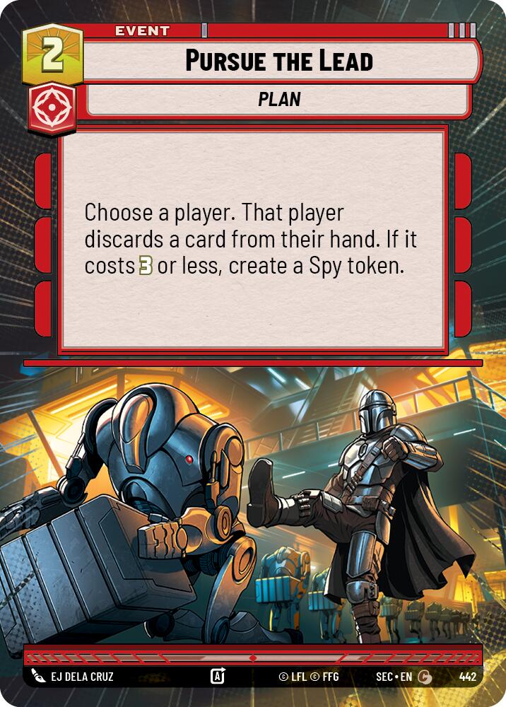 Pursue the Lead (442) (Hyperspace) (442) [Secrets of Power] | Cards and Coasters CA