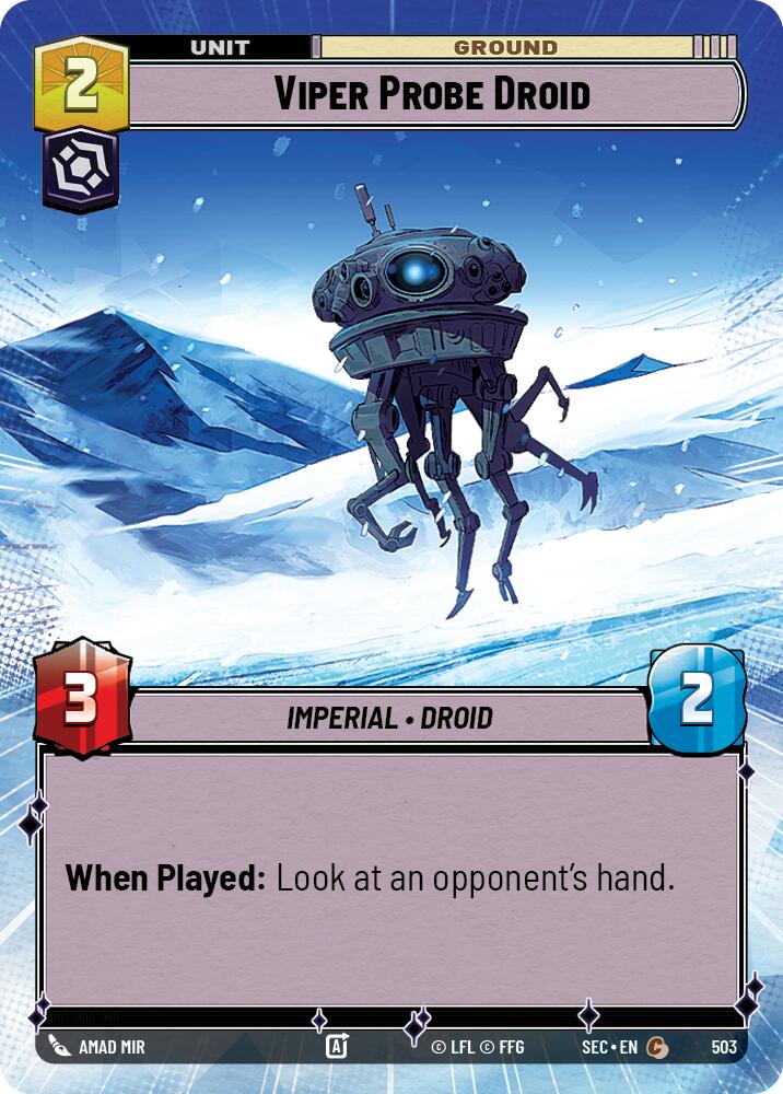 Viper Probe Droid (503) (Hyperspace) (503) [Secrets of Power] | Cards and Coasters CA
