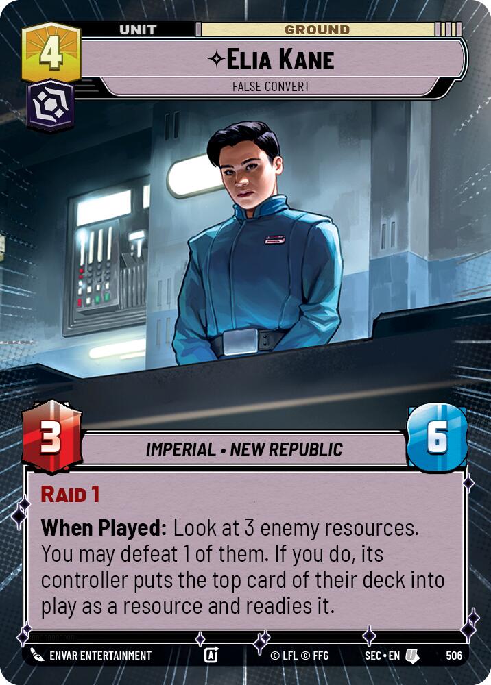 Elia Kane - False Convert (Hyperspace) (506) (506) [Secrets of Power] | Cards and Coasters CA
