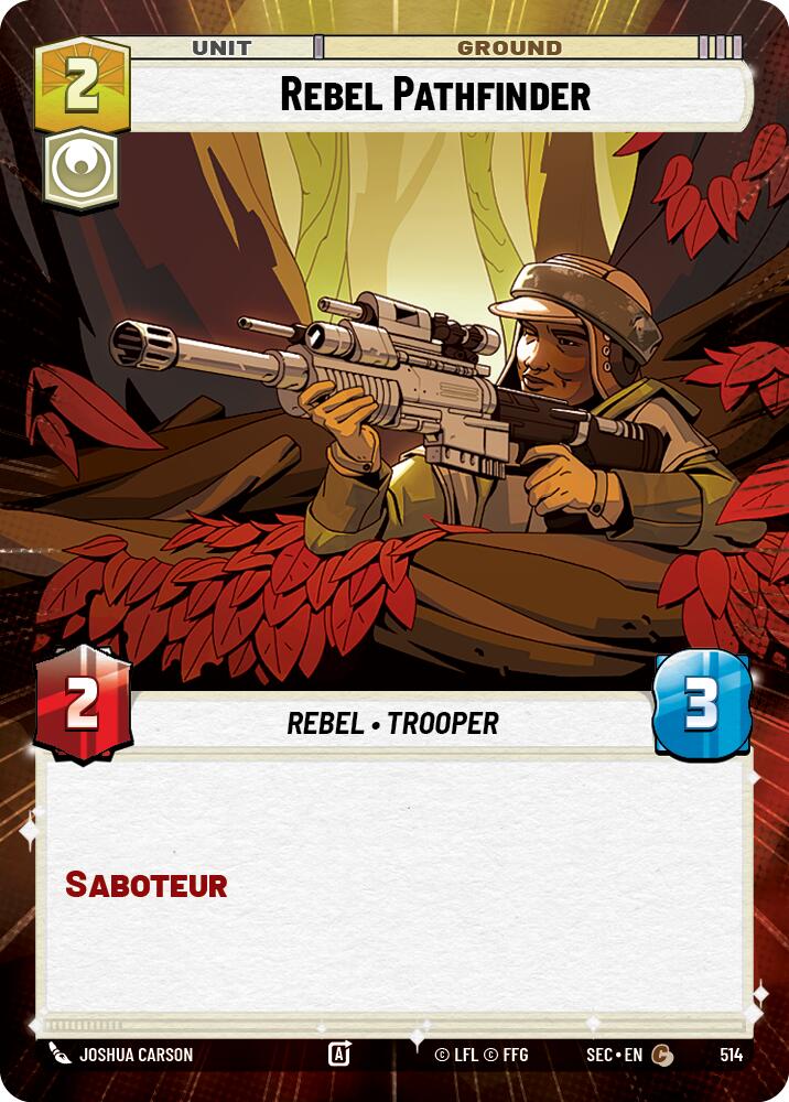 Rebel Pathfinder (514) (Hyperspace) (514) [Secrets of Power] | Cards and Coasters CA