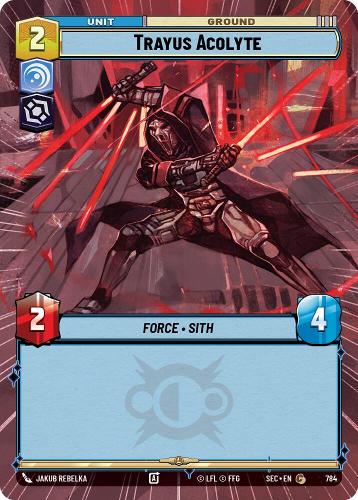 Trayus Acolyte (784) (Hyperspace Foil) (784) [Secrets of Power] | Cards and Coasters CA